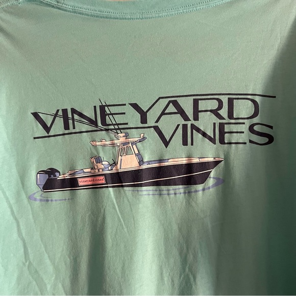 Men’s Blue Vineyard Vines Long Sleeve T-Shirt Size L - Picture 7 of 10